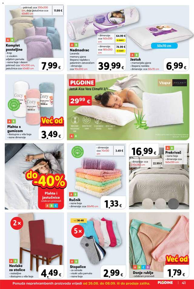 Novi Plodine katalog od 26.08.