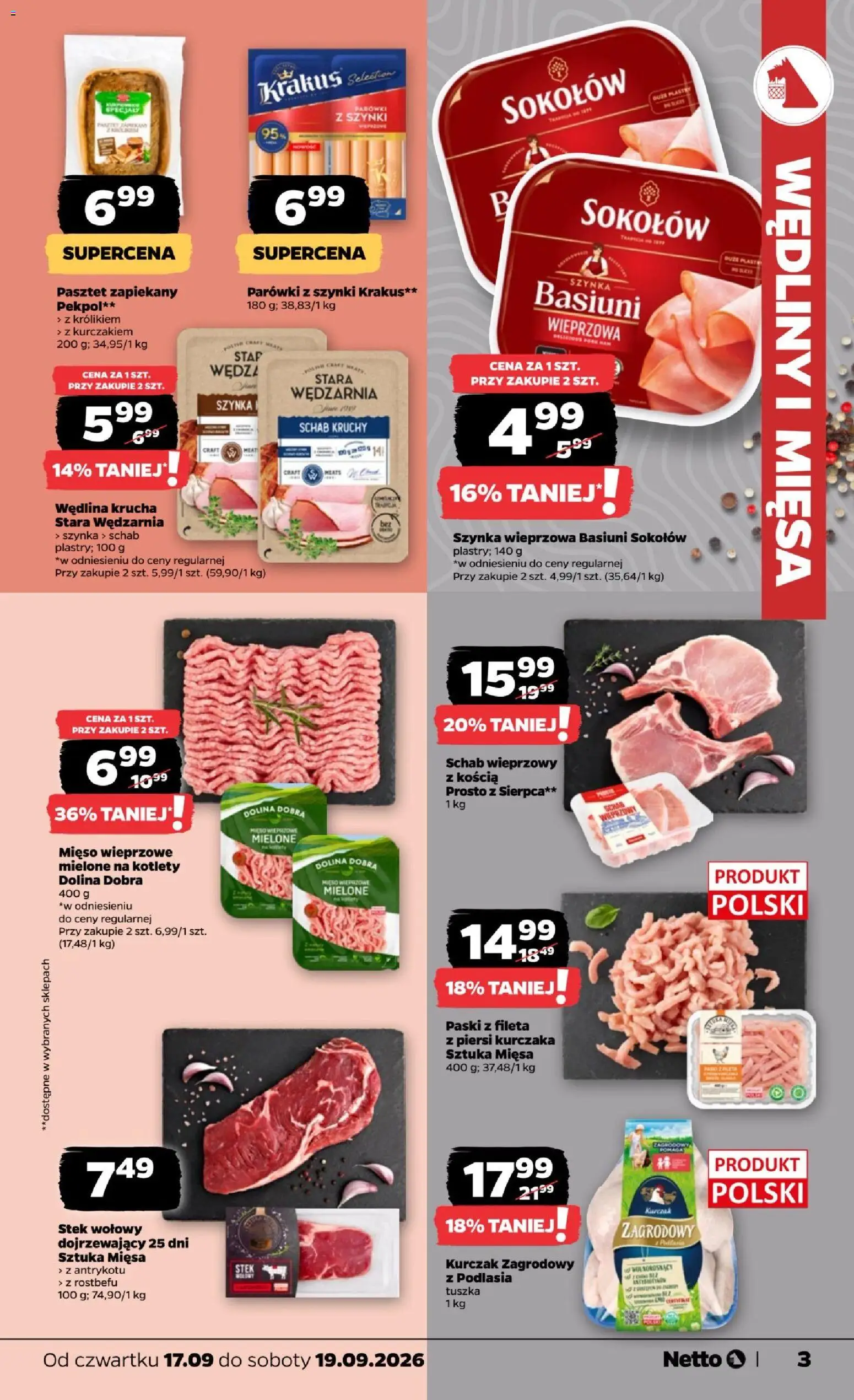 Pogląd gazetki "Netto gazetka od czwartku" ze sklepu Netto ważnej od 17.09.2026