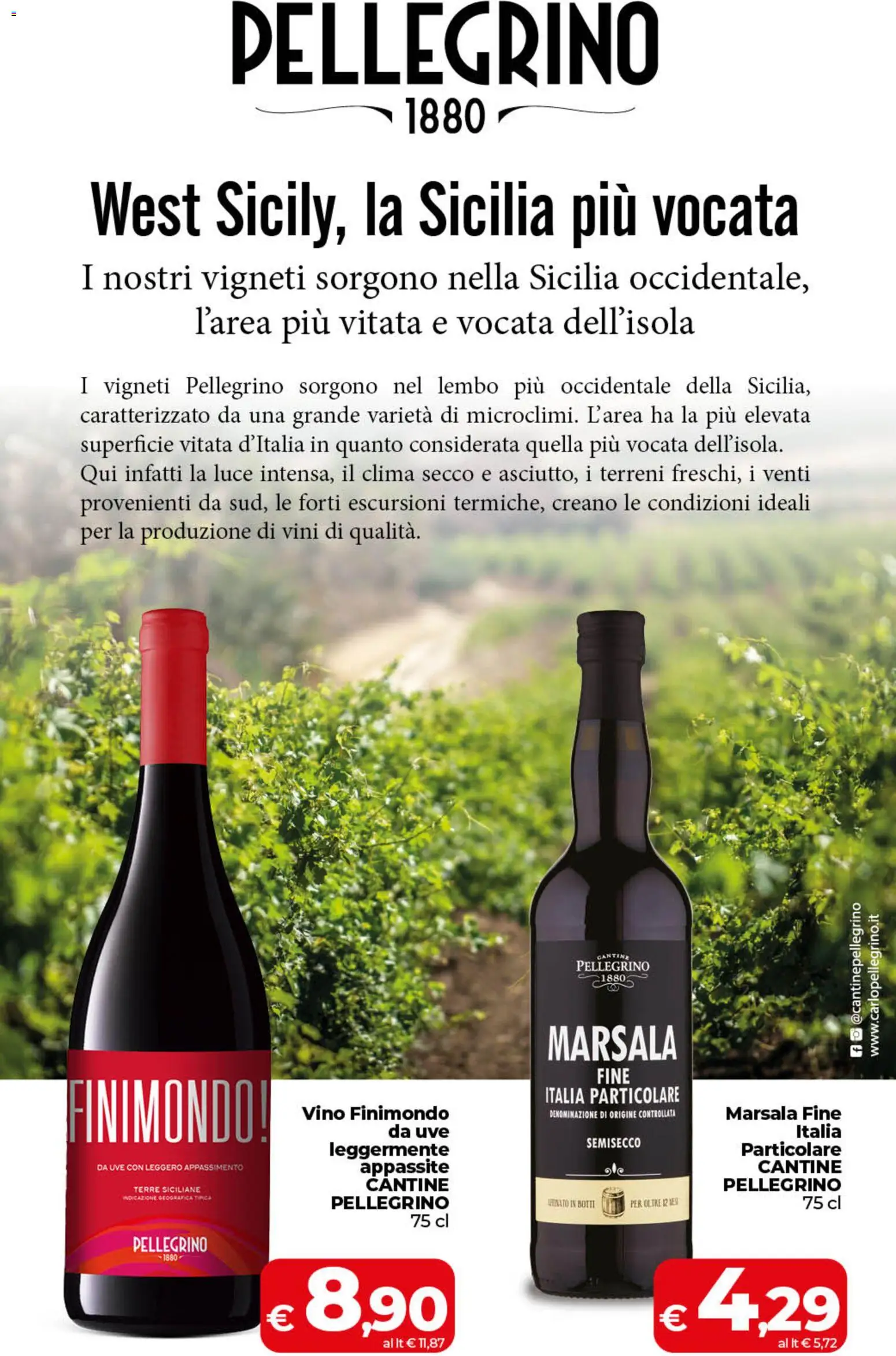 Anteprima dell'opuscolo COOP volantino Sicilia dal negozio COOP valido da 01/09/2026 - Vino