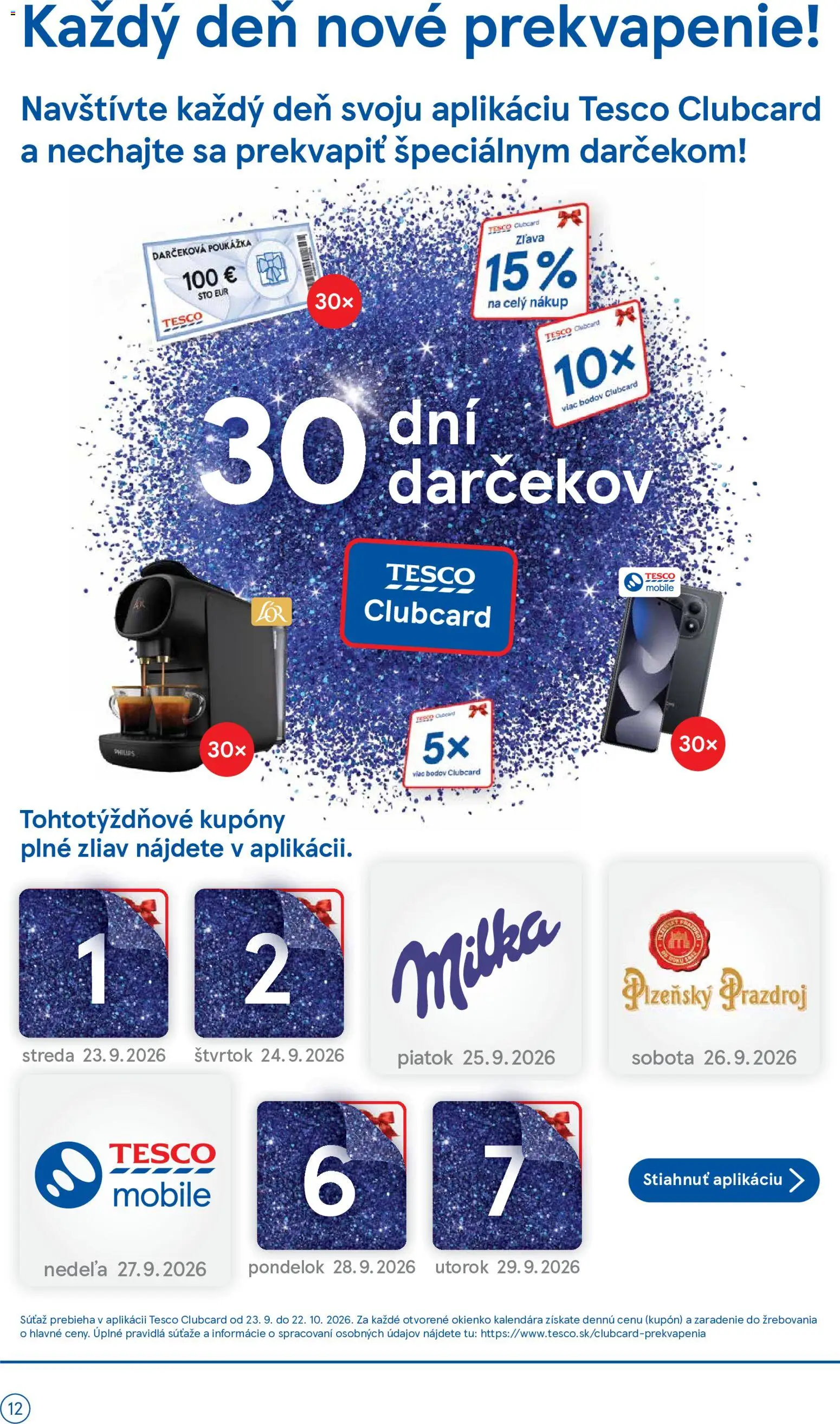 Náhľad Tesco letáku platného od 23.09.2026