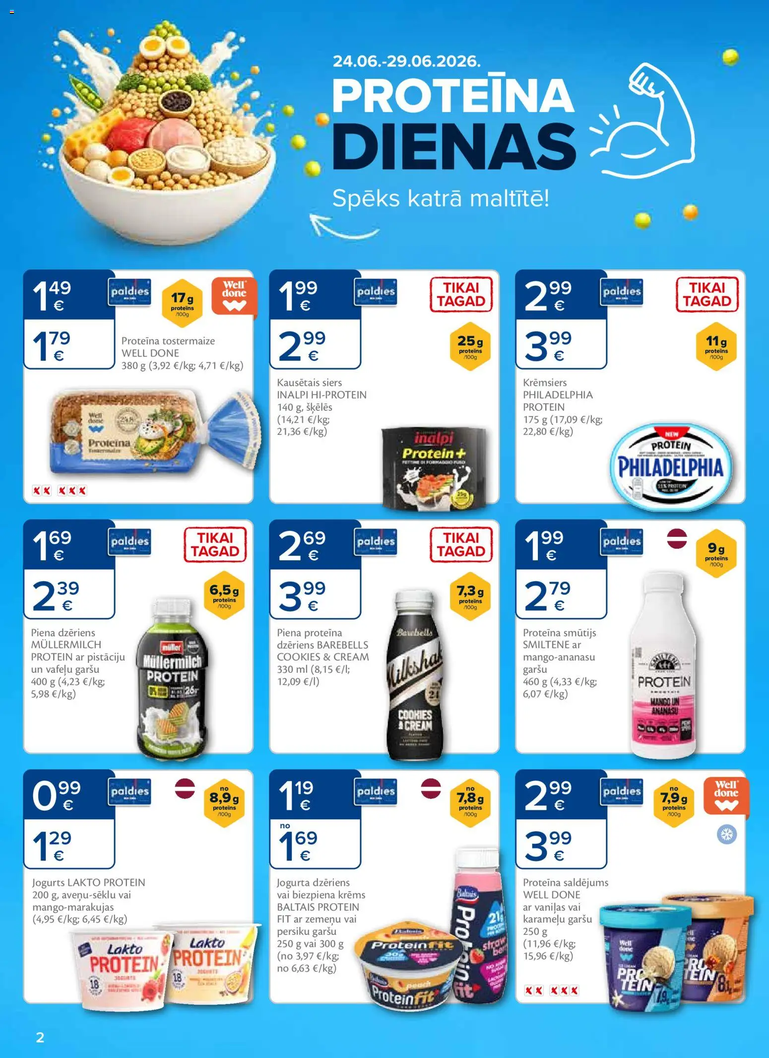 Skatīt Maxima akciju bukletu, derīgs no 24.06.2026.