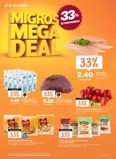Vorschau des Merkblatts Migros aktionen IT vom Shop Migros gültig von 27.08.2026 bis 02.09.2026
