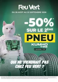 Prévisualisation de Feu Vert catalogue du magasin Feu Vert formulaire valide 26/08/2026