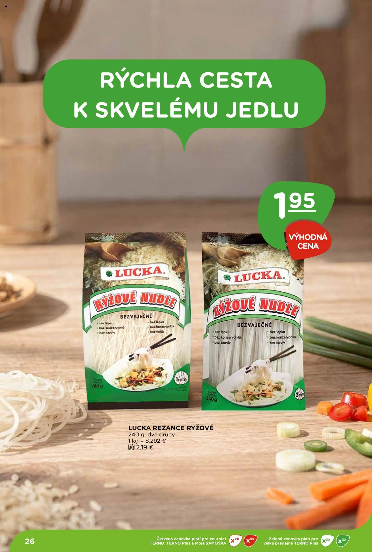 Náhľad Terno letáku platného od 22.10.2026 - Rezance, Lucka