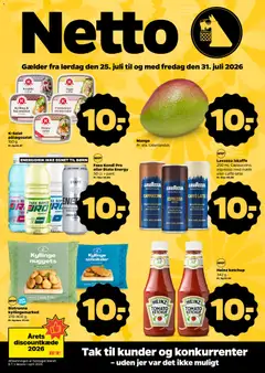 Eksempel på tilbudsavis Netto - Tilbudsavis uge 31 fra butik Netto gyldig fra 25/07/2026