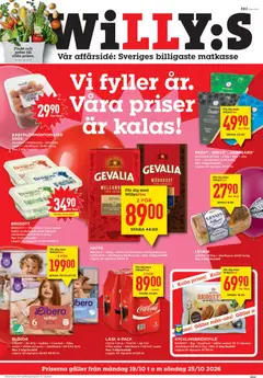 Förhandsgranska reklamblad Willys erbjudanden från butik Willys gäller från 19/10/2026