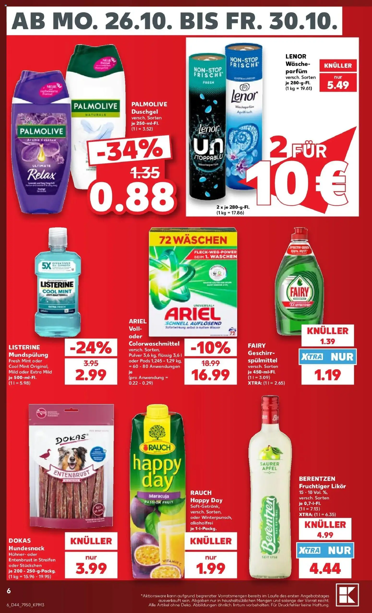 Vorschau von dem Prospekt des Geschäftes Kaufland, gültig ab dem 26.10.2026
