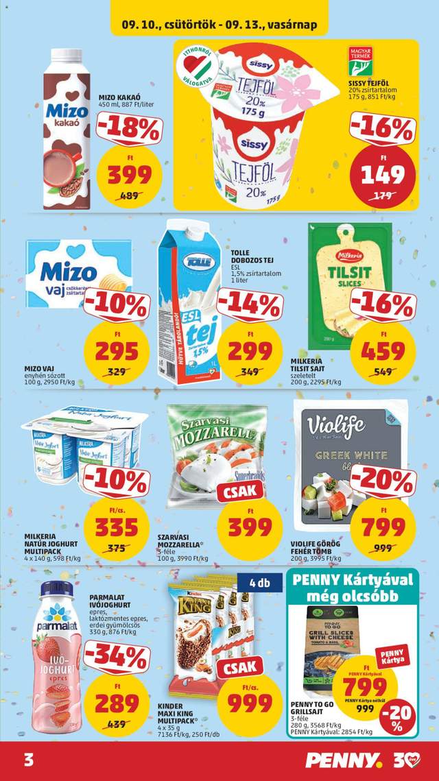 Új Penny akciós újság 09.10.