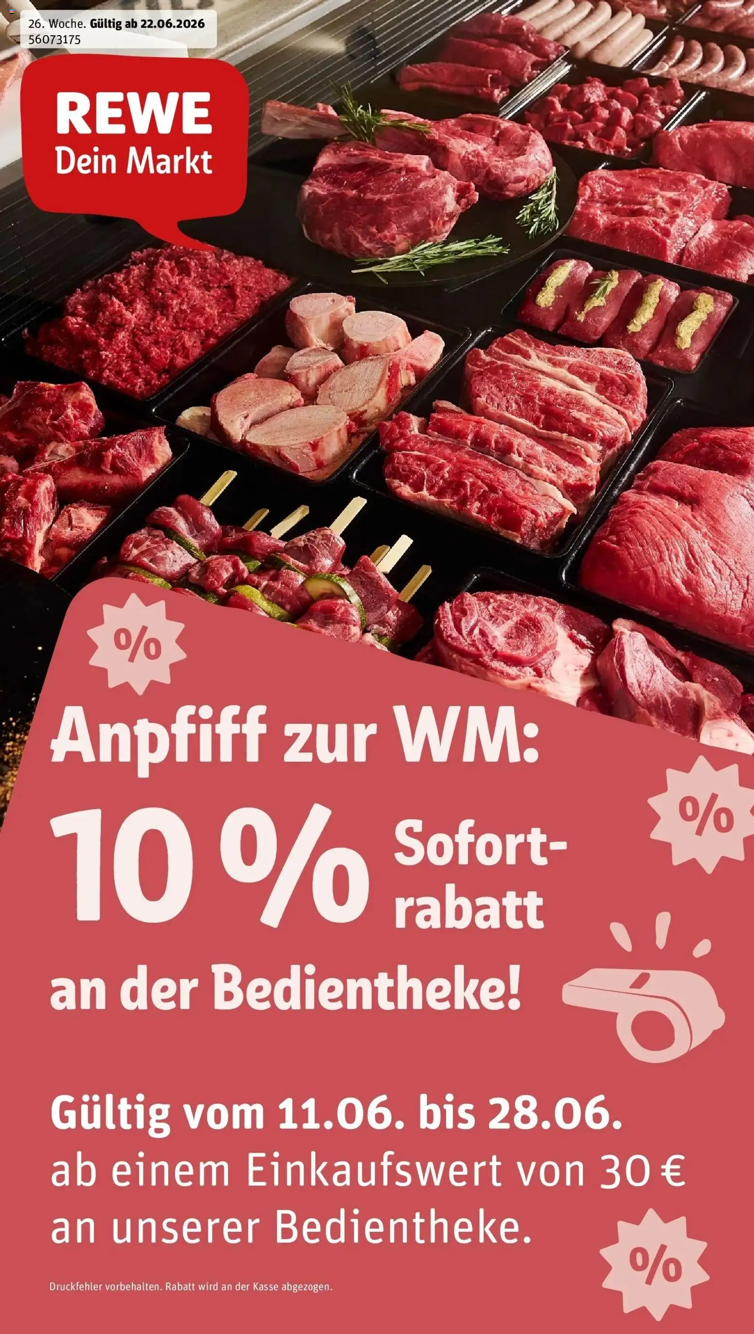 Vorschau von dem Prospekt des Geschäftes Rewe, gültig ab dem 21.06.2026