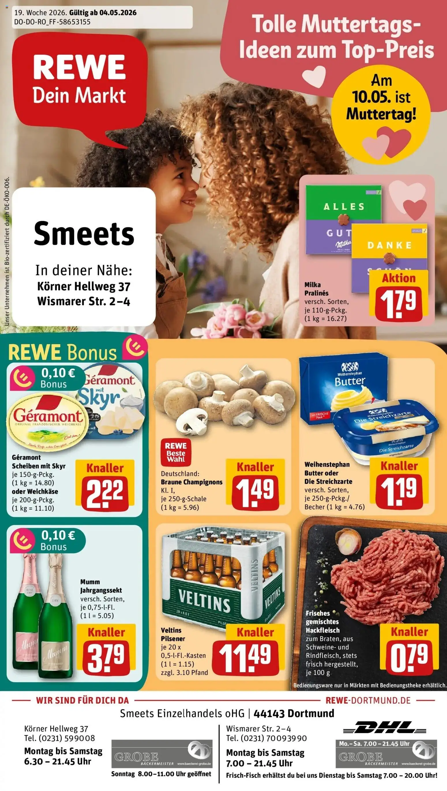 Vorschau von dem Prospekt des Geschäftes Rewe, gültig ab dem 04.05.2026