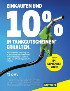 Vorschau der Angebote: Metro Metro Tankevent gültig ab 04.09.2026