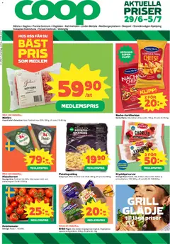 Förhandsgranska reklamblad Coop Daglivs erbjudanden från butik Coop Daglivs gäller från 29/06/2026