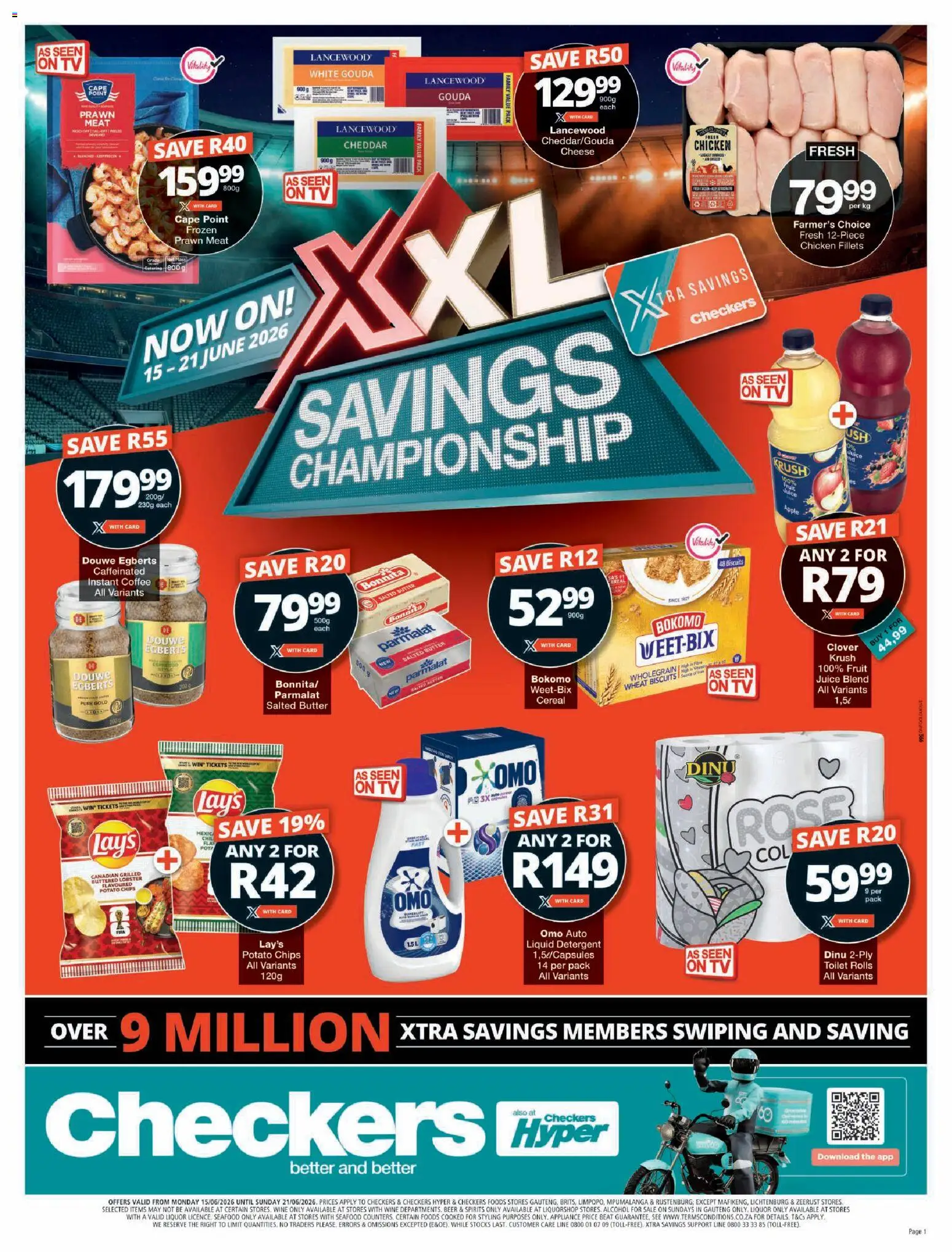 Preview of Checkers flyer valid from 15/06/2026