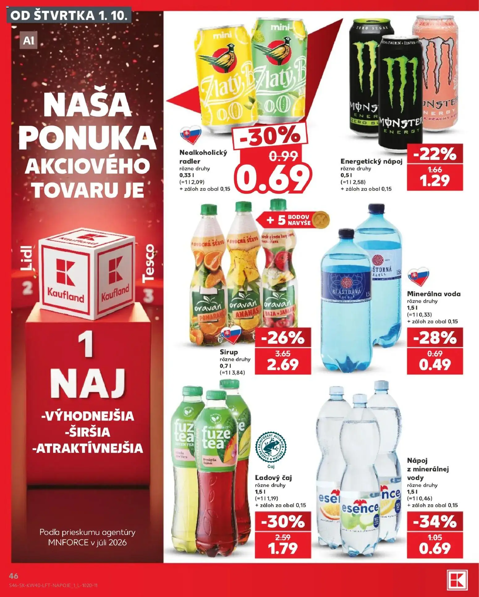 Náhľad Kaufland letáku platného od 01.10.2026