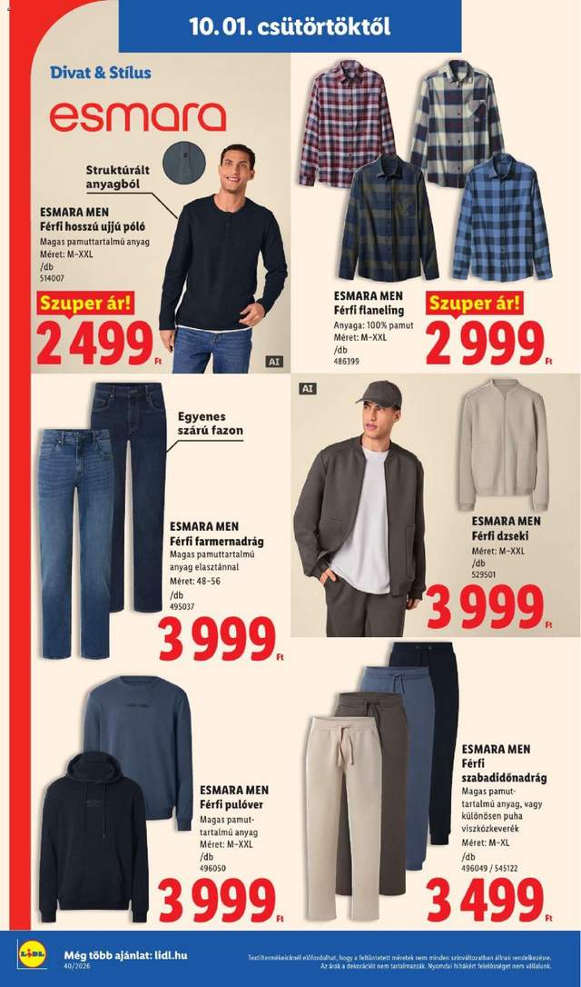 Új Lidl akciós újság 10.01.