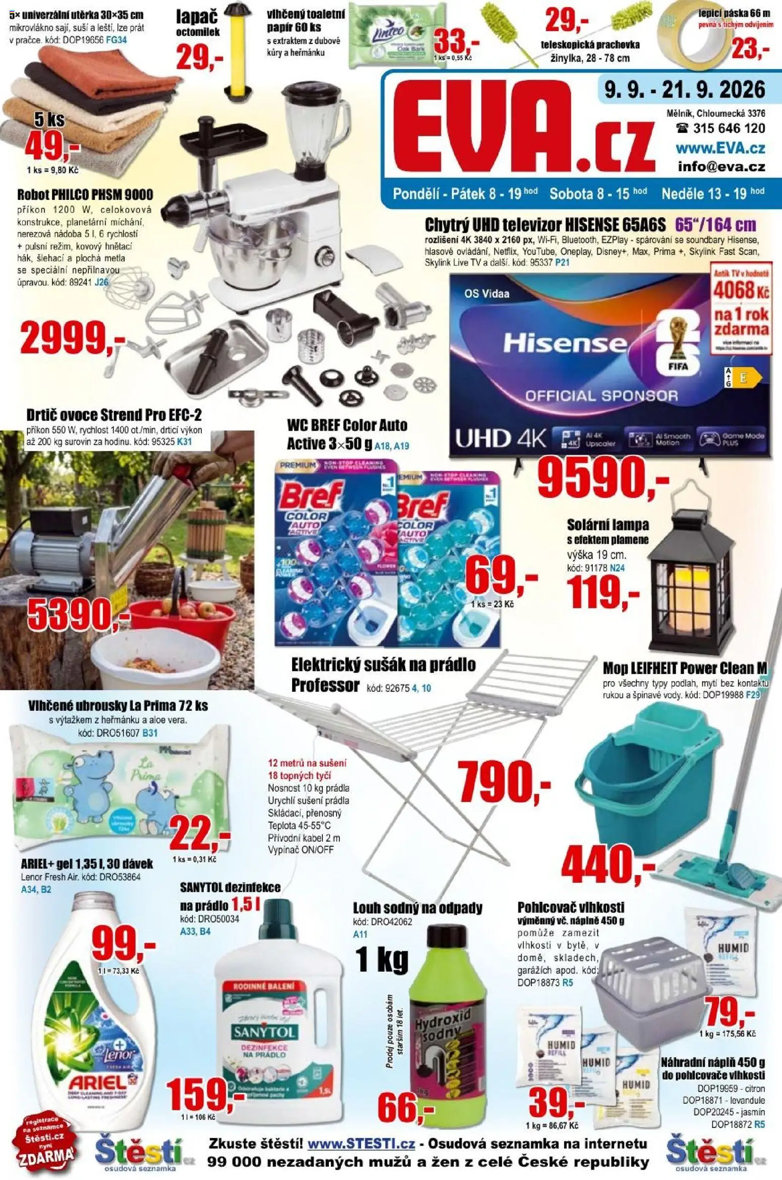 Náhled nabídky: Eva supermarket Eva supermarket leták platný od 09.09.2026