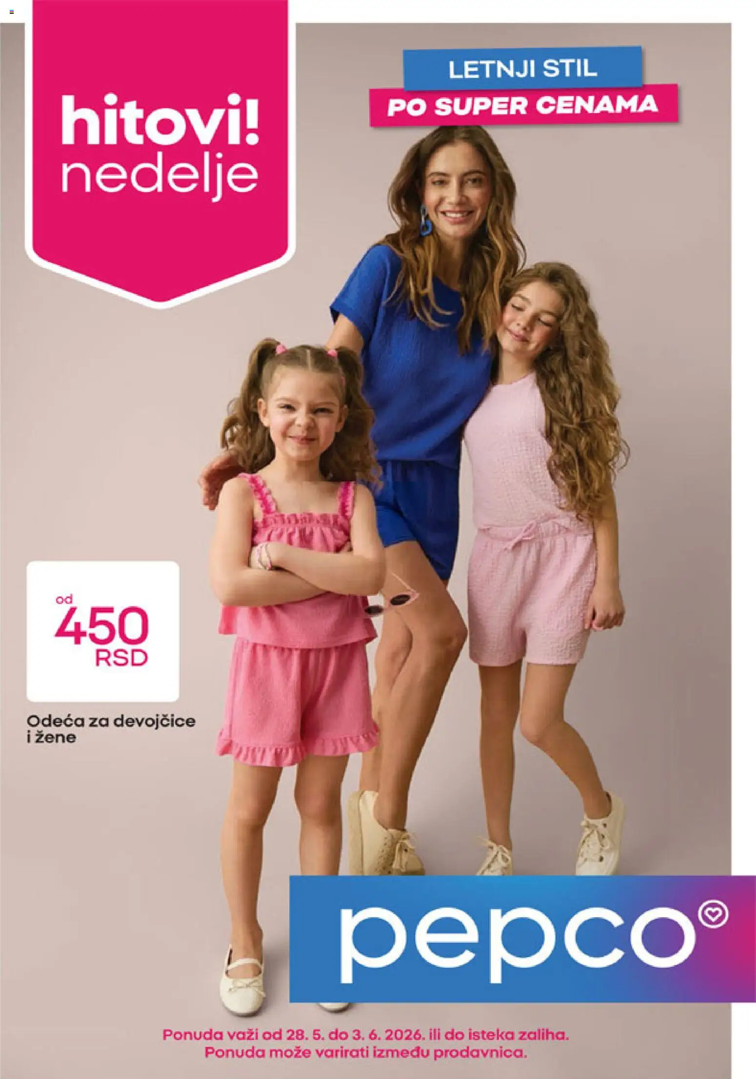 Pregled Pepco kataloga - važi od 28.05.2026