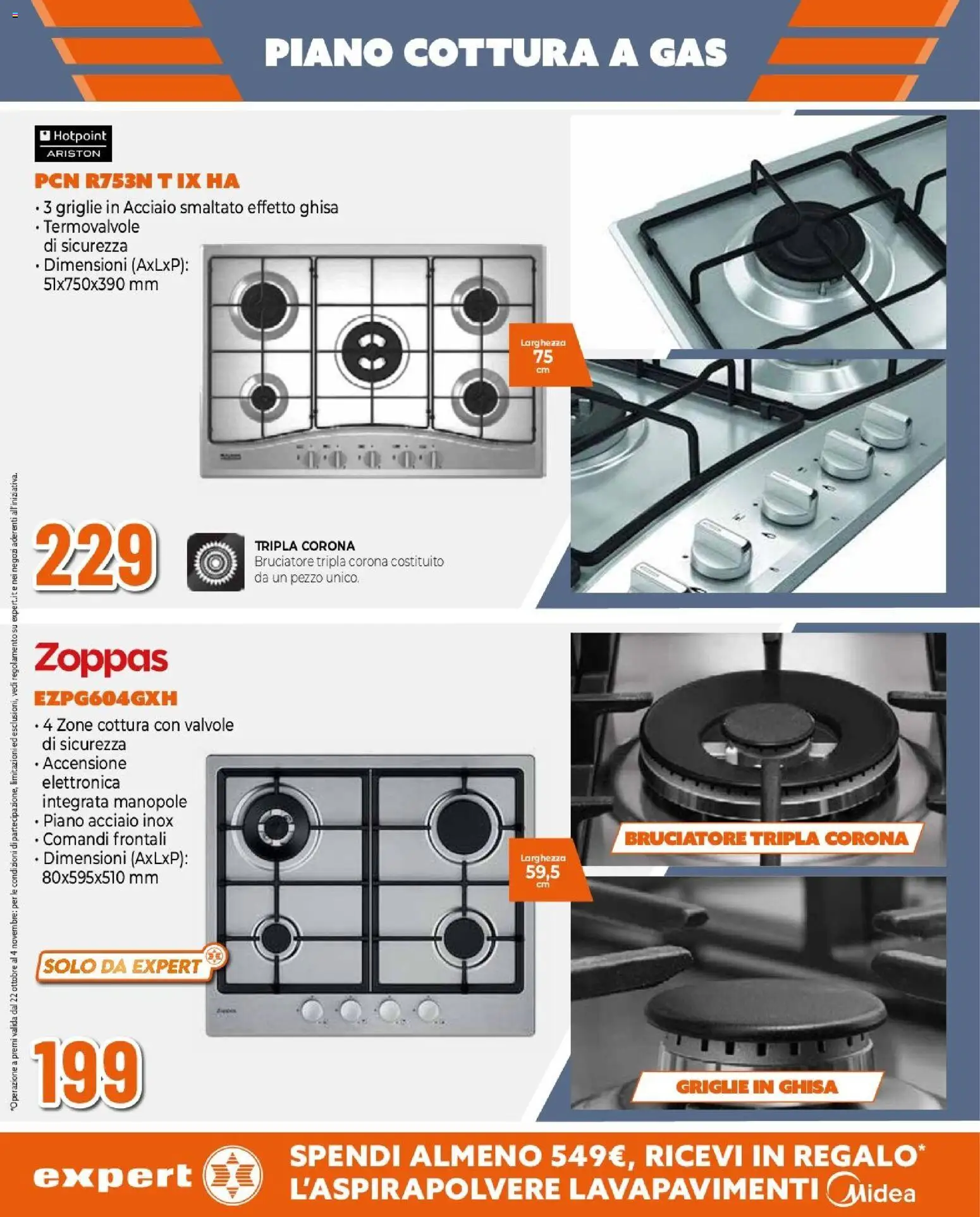 Anteprima dell'opuscolo Expert volantino Cucina perfetta dal negozio Expert valido da 22/10/2026 - Piano cottura