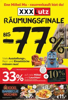 Vorschau der Angebote: XXXLutz XXXLutz Räumungfinale bis 77% gültig ab 28.07.2026