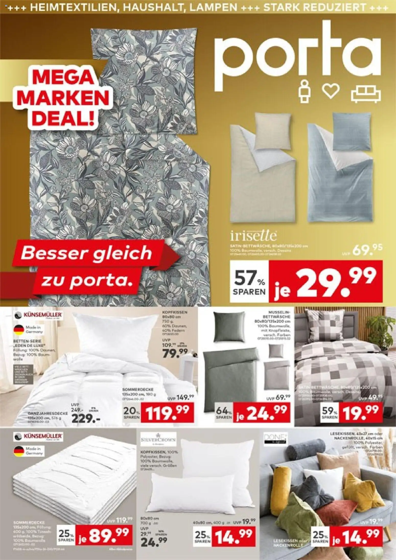 Vorschau von dem Prospekt des Geschäftes Porta!, gültig ab dem 31.08.2026
