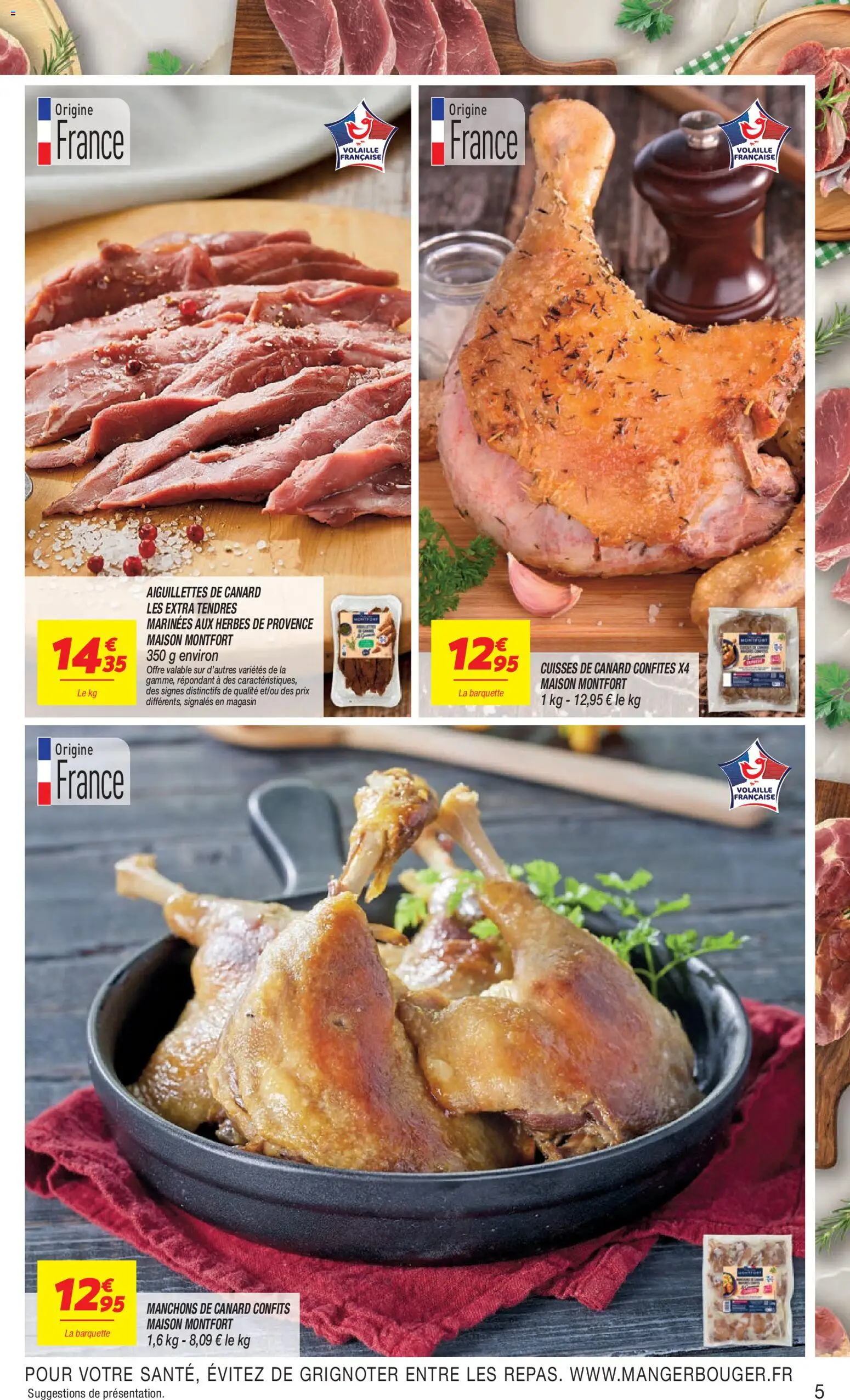 Prévisualisation de Netto - Temps fort Novembre du magasin Netto formulaire valide 03/11/2026 - Canard, Cuisses de canard confites, Volaille, Cuisses de canard, Herbes de provence