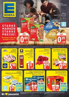 Vorschau von dem Prospekt des Geschäftes Edeka, gültig ab dem 20.07.2026