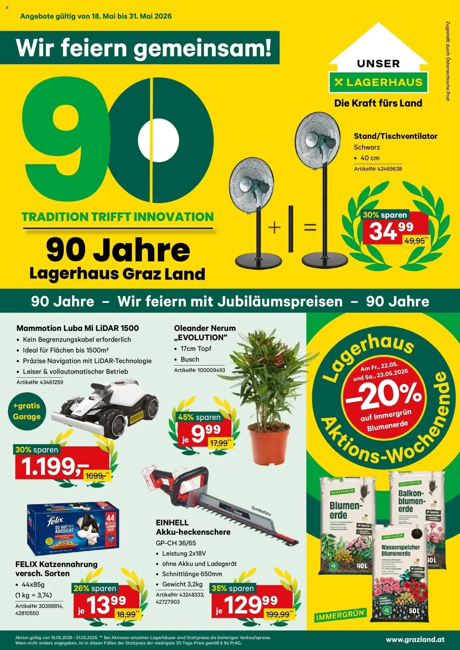 Vorschau der Angebote: Lagerhaus Lagerhaus Wochen Angebote gültig ab 18.05.2026