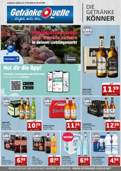 Vorschau von dem Prospekt des Geschäftes Getränke Quelle, gültig ab dem 27.04.2026
