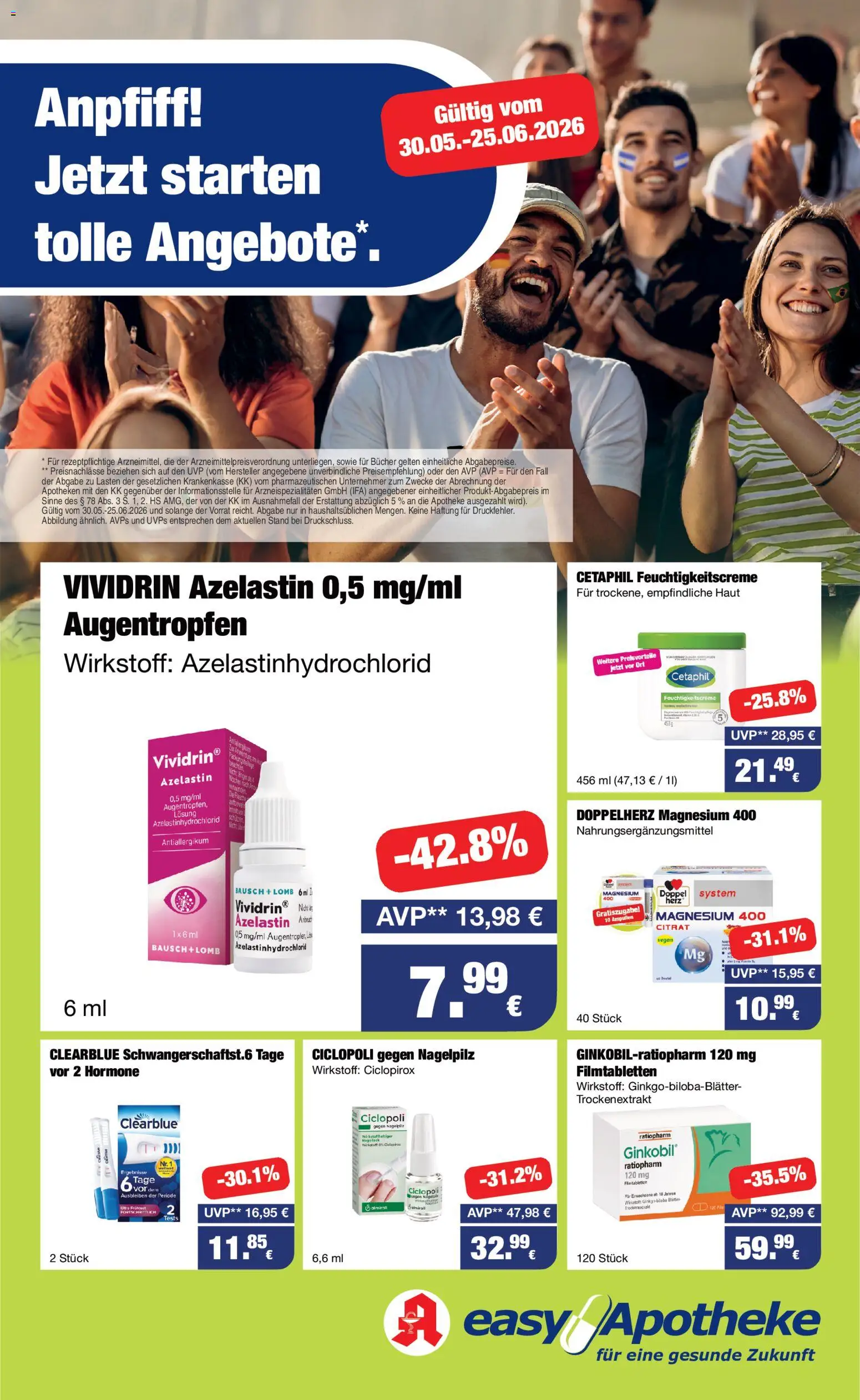 Vorschau von dem Prospekt des Geschäftes Easy Apotheke, gültig ab dem 30.05.2026
