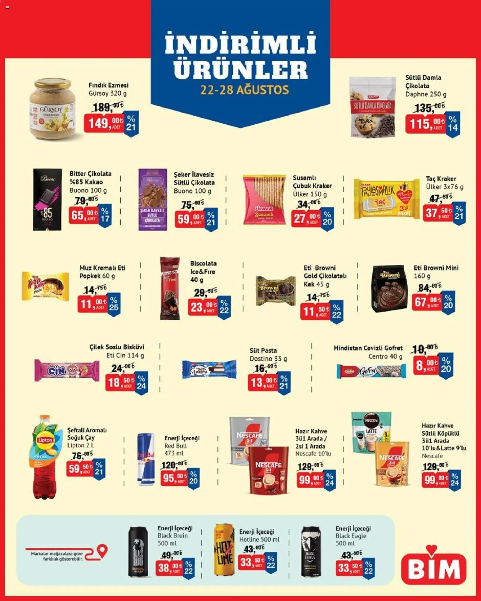 BİM BİM Katalog 22.08.2026 - Broşürünün önizlemesi