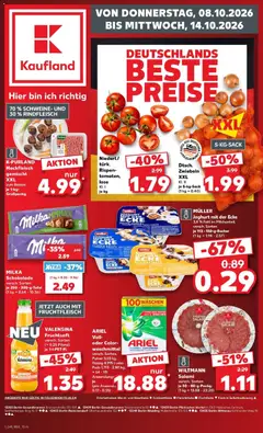 Vorschau von dem Prospekt des Geschäftes Kaufland, gültig ab dem 08.10.2026