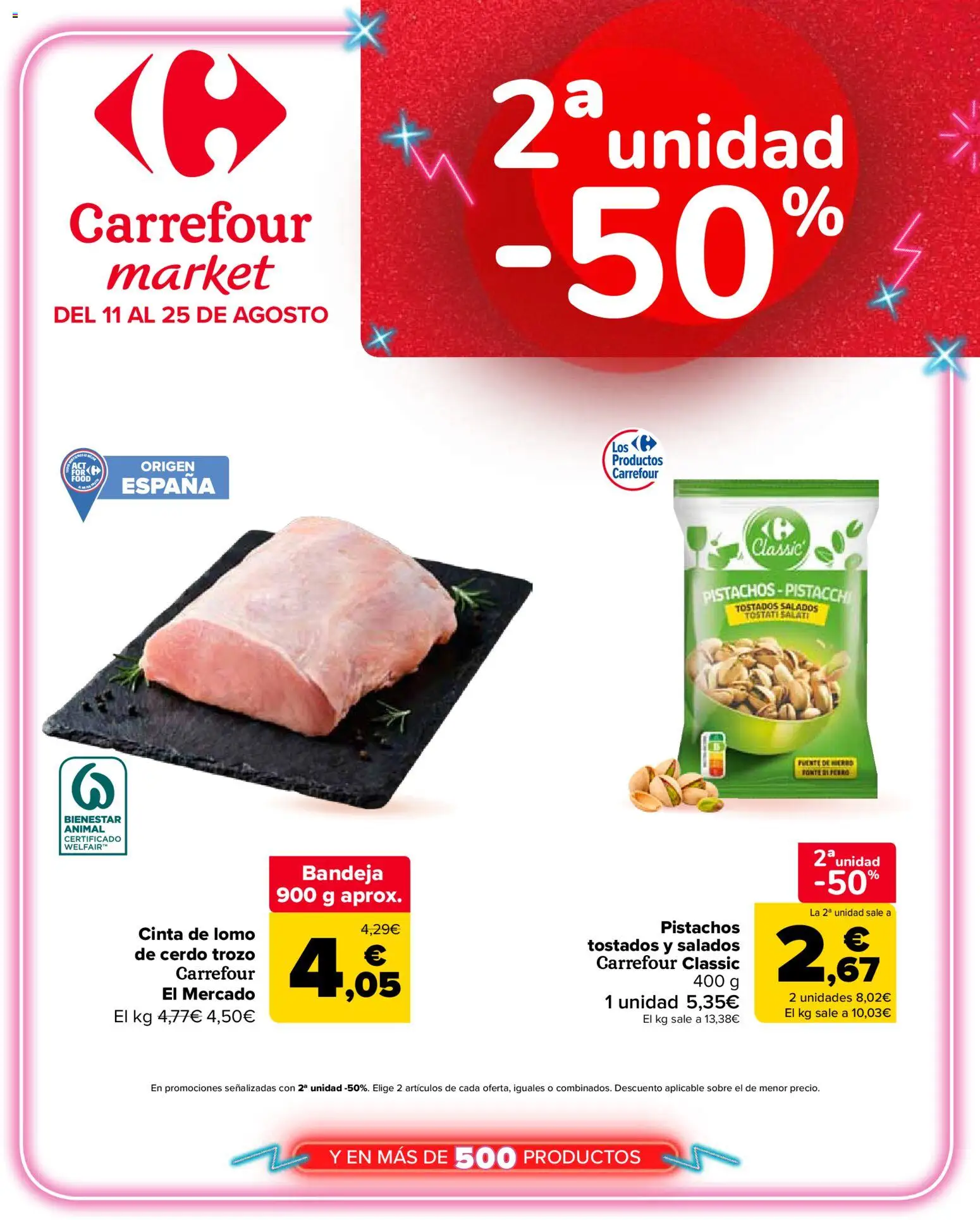 Vista previa del folleto de la tienda Carrefour Market válido desde el 11/08/2026 