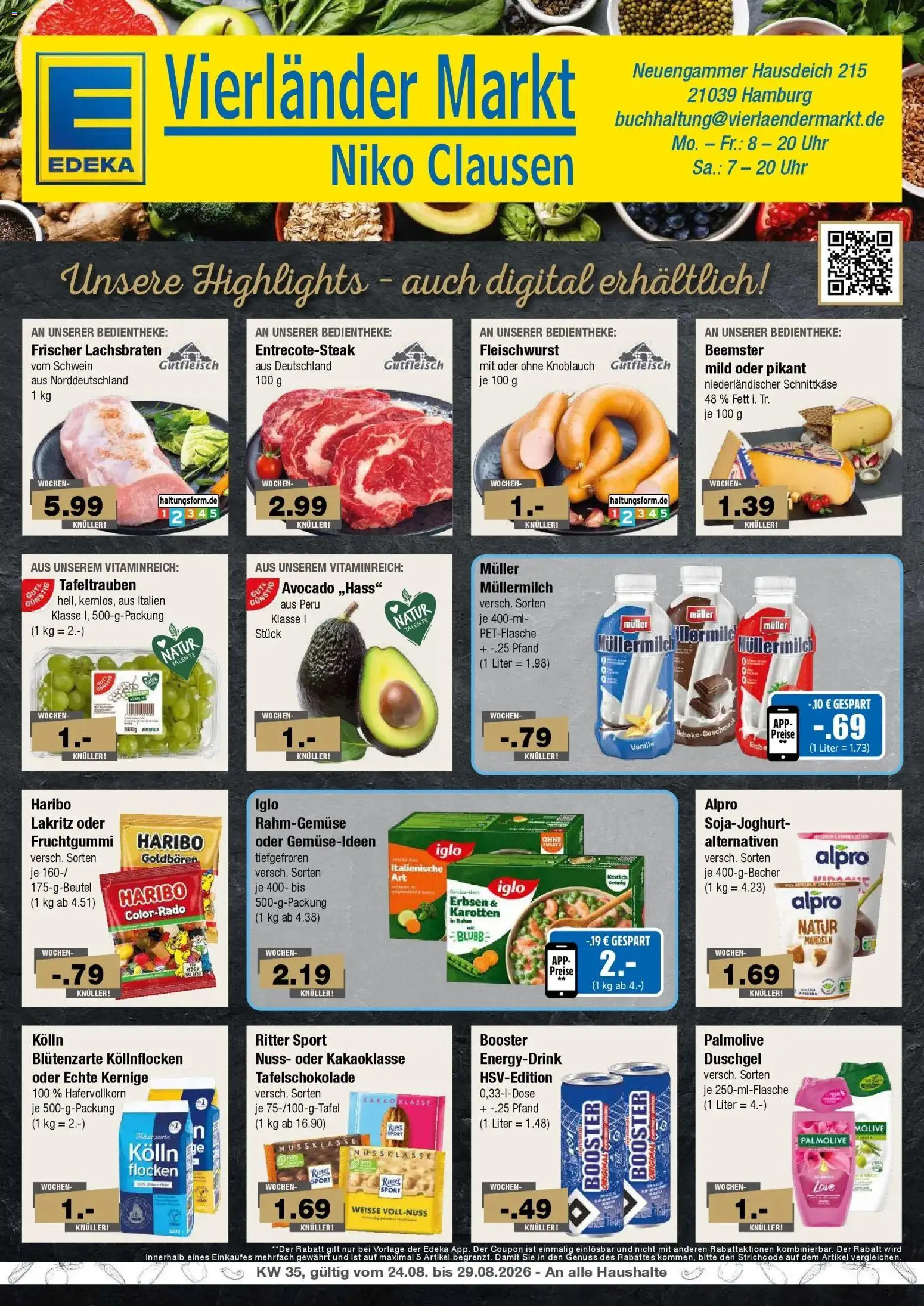 Vorschau von dem Prospekt des Geschäftes Edeka, gültig ab dem 24.08.2026