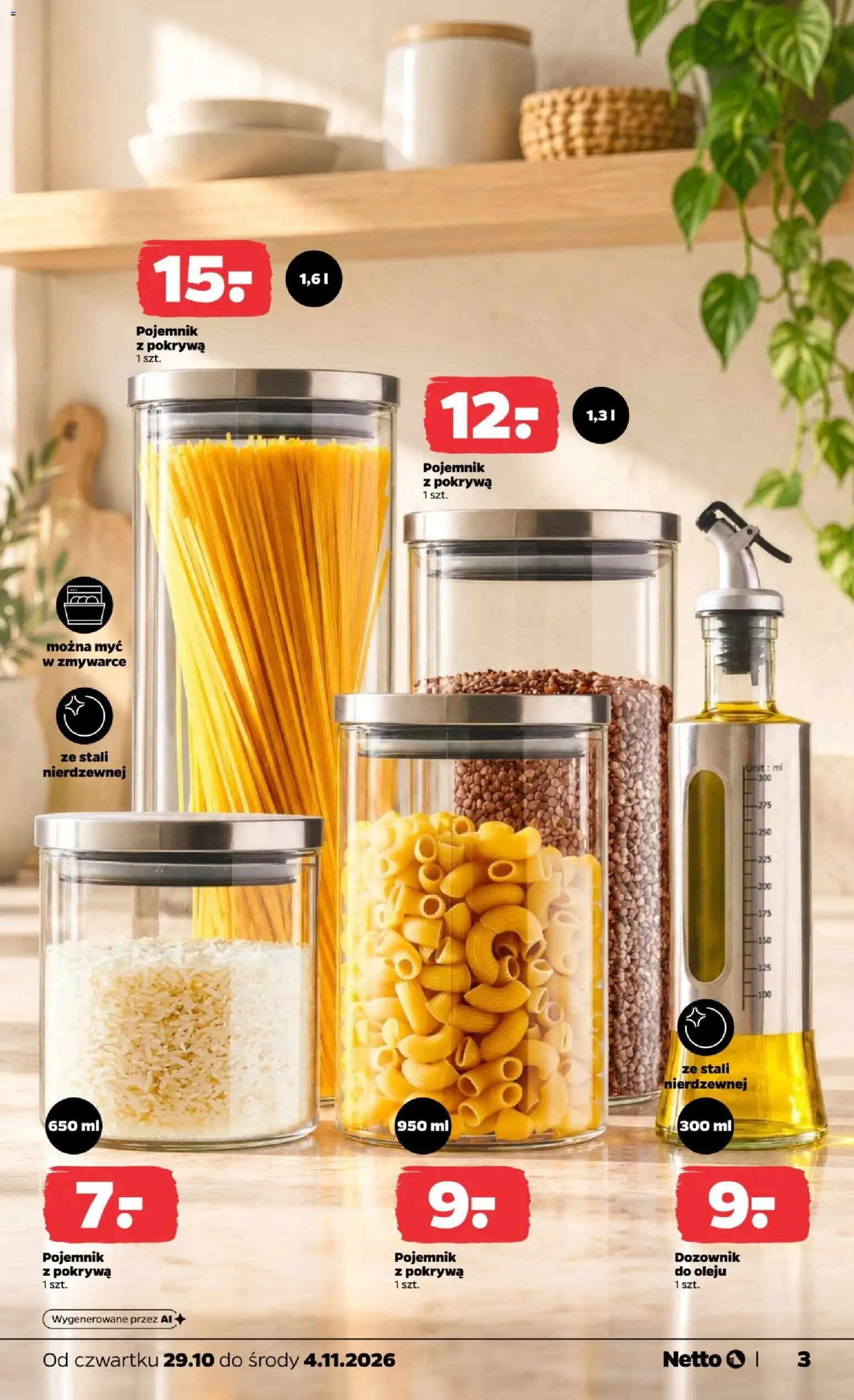 Pogląd gazetki "Netto gazetka od czwartku NonFood" ze sklepu Netto ważnej od 29.10.2026