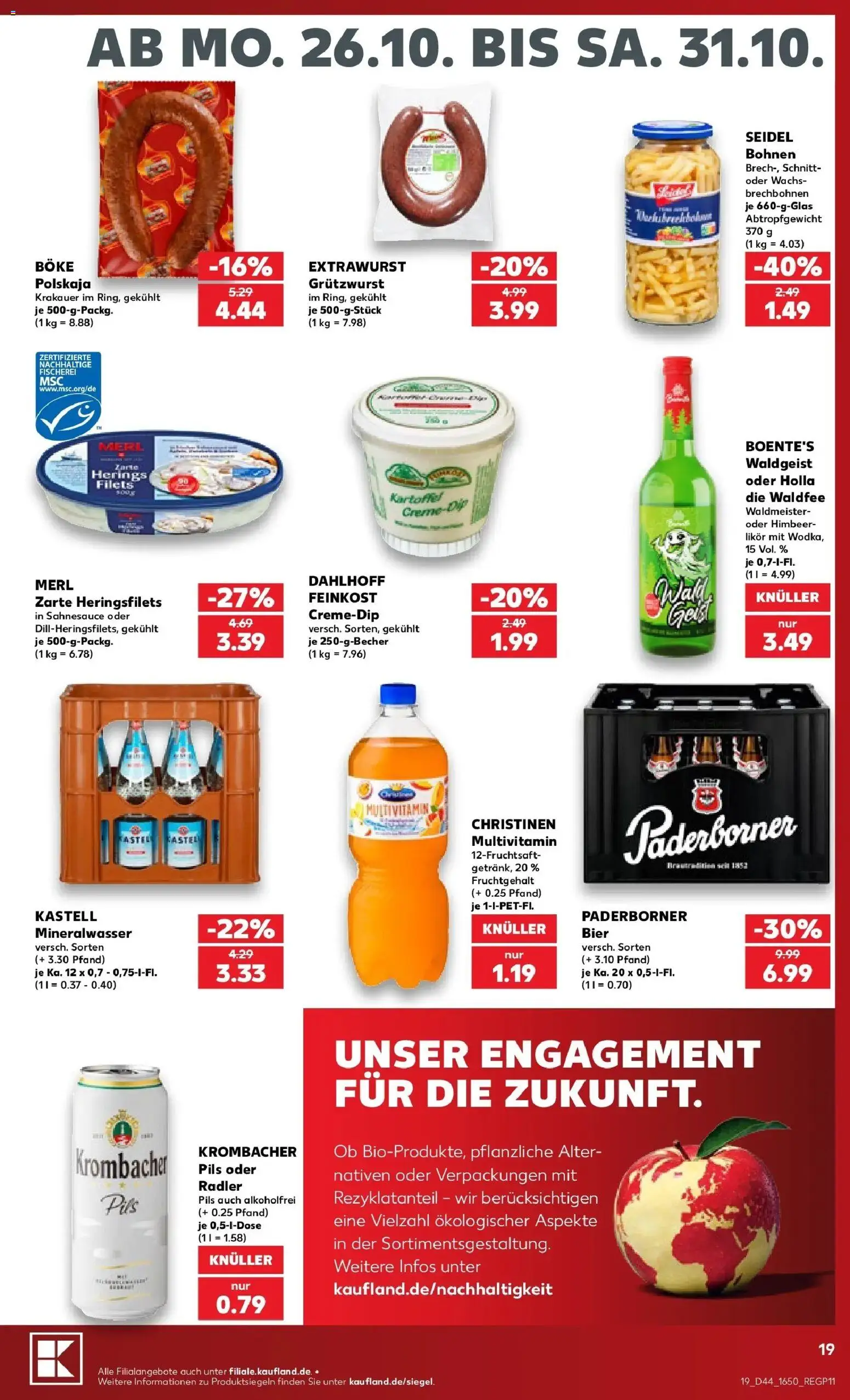 Vorschau von dem Prospekt des Geschäftes Kaufland, gültig ab dem 26.10.2026