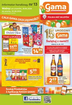 Pogląd gazetki "Gama gazetka" ze sklepu Gama ważnej od 18.06.2026