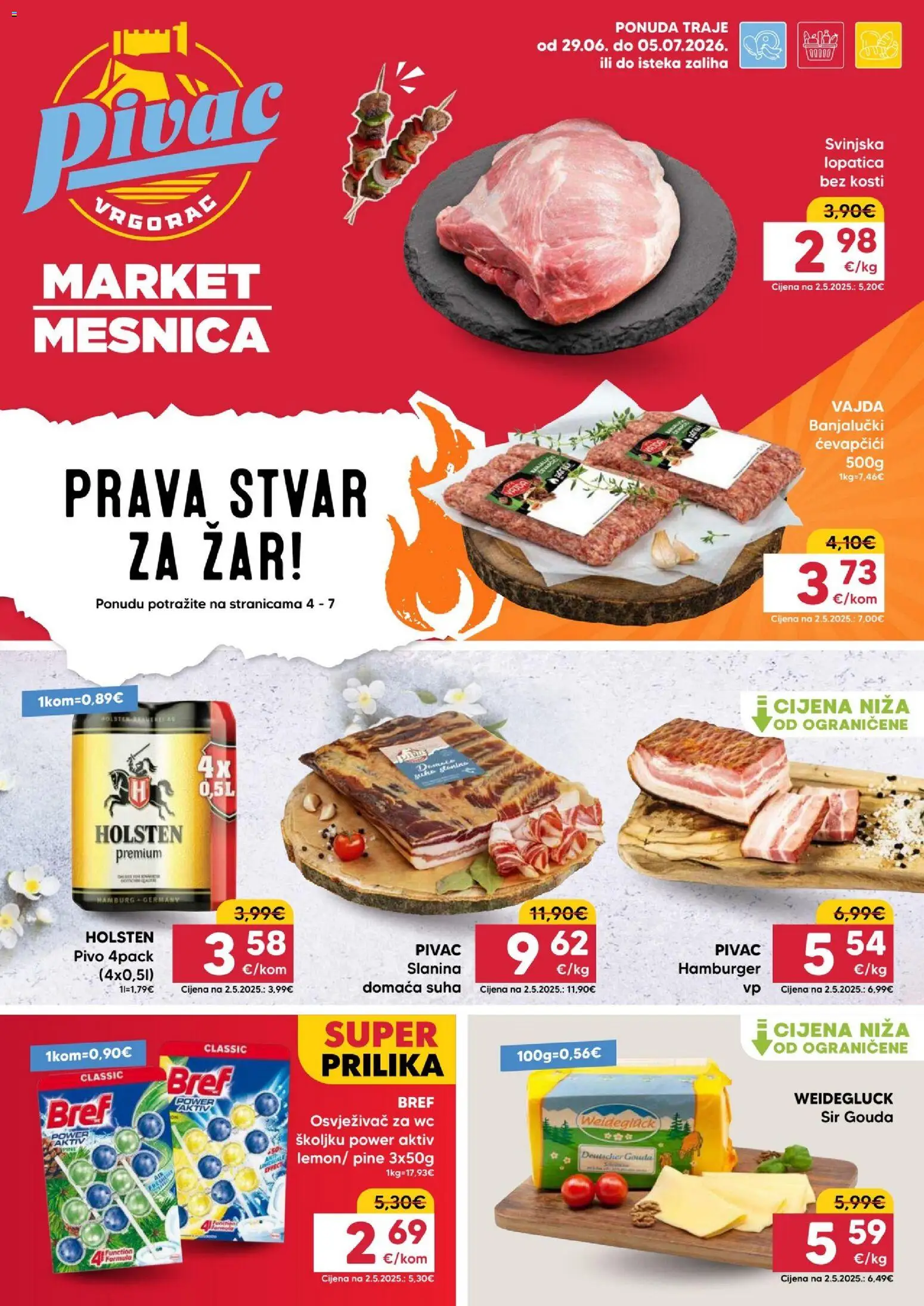 Pregled letka Pivac Katalog trgovine Pivac vrijedi od 29.06.2026