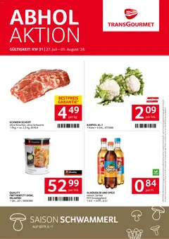 Vorschau der Angebote: Transgourmet Transgourmet Flugblatt gültig ab 27.07.2026
