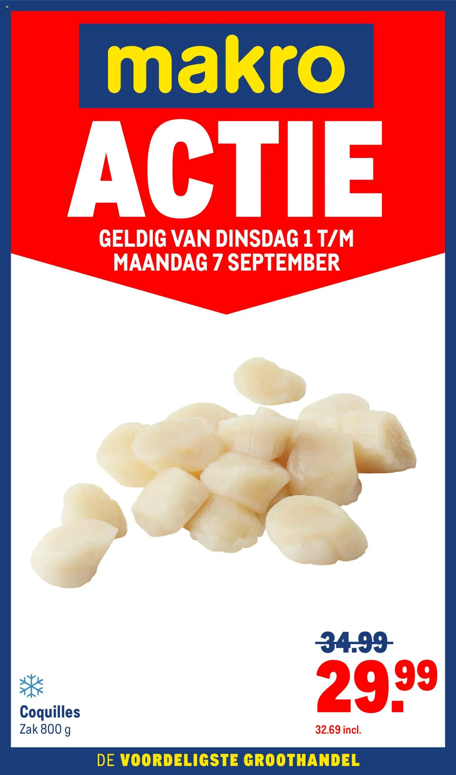 Voorbeeld van Makro folder Versdeals van winkel Makro geldig vanaf 01-09-2026
