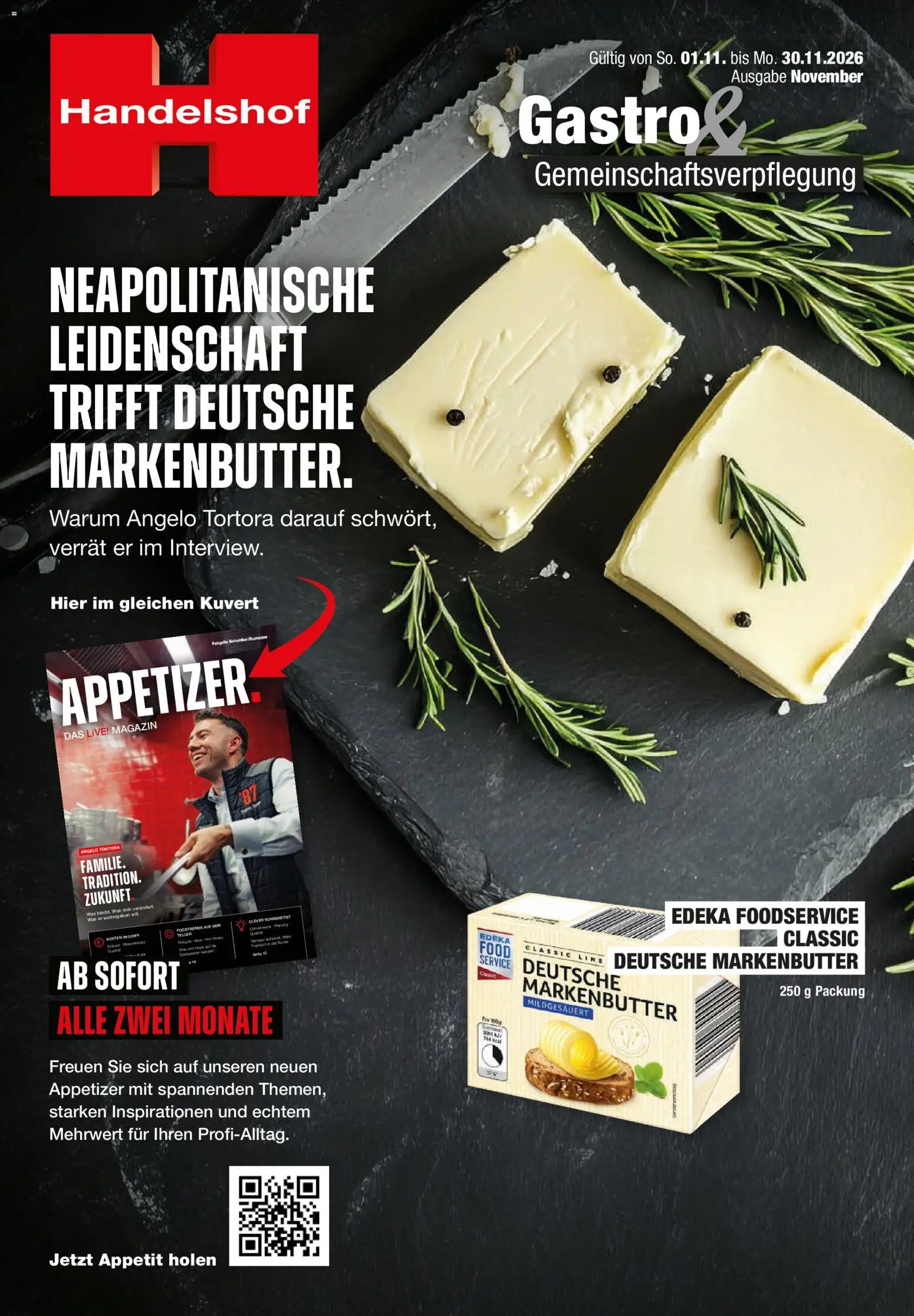 Vorschau von dem Prospekt des Geschäftes Handelshof, gültig ab dem 01.11.2026 - Magazin