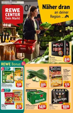 Vorschau von dem Prospekt des Geschäftes Rewe, gültig ab dem 27.07.2026