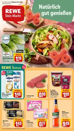 Vorschau von dem Prospekt des Geschäftes Rewe, gültig ab dem 20.07.2026