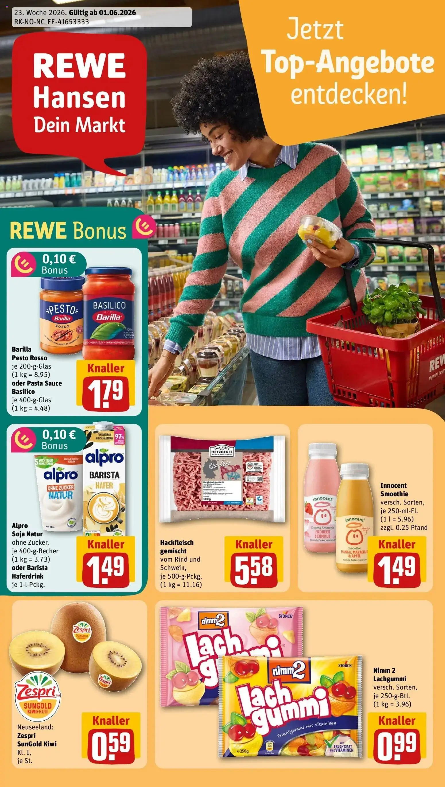 Vorschau von dem Prospekt des Geschäftes Rewe, gültig ab dem 01.06.2026