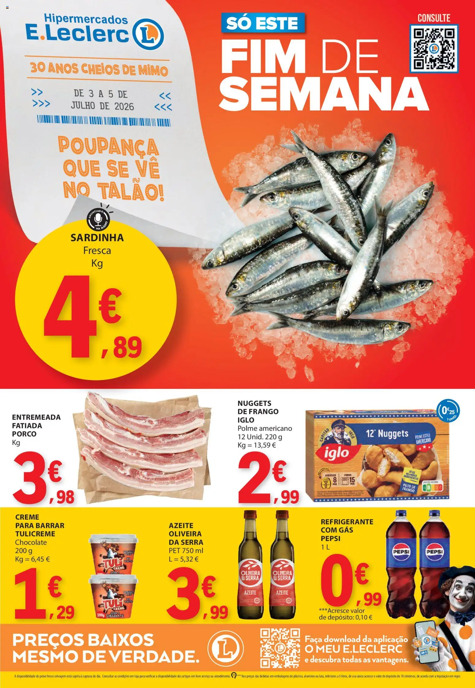 Pré-visualização do folheto da loja E.Leclerc válida a partir de 03/07/2026