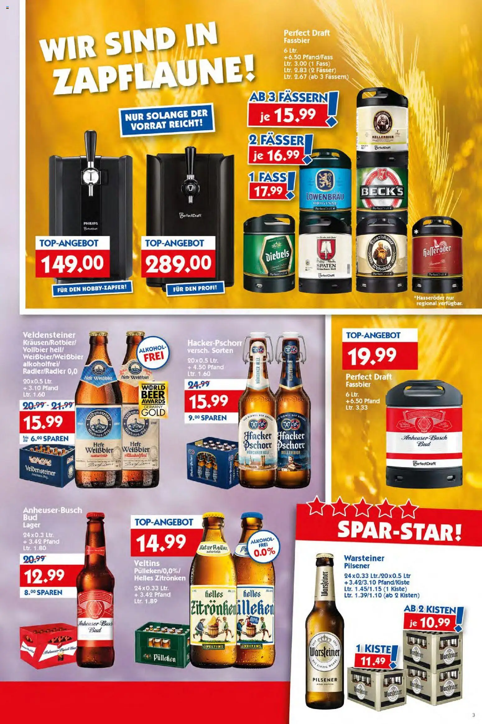 Vorschau von dem Prospekt des Geschäftes HOL’AB!, gültig ab dem 02.11.2026 - Philips, Alkohol, Warsteiner, Veltins, Radler, Weißbier, Diebels, Hefe weissbier