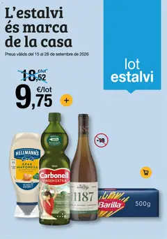 Vista previa del folleto de la tienda Bonpreu válido desde el 15/09/2026 