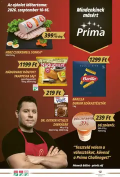CBA Príma - CBA Príma akciós újság megtekintése, amely érvényes 2026.09.10.-től