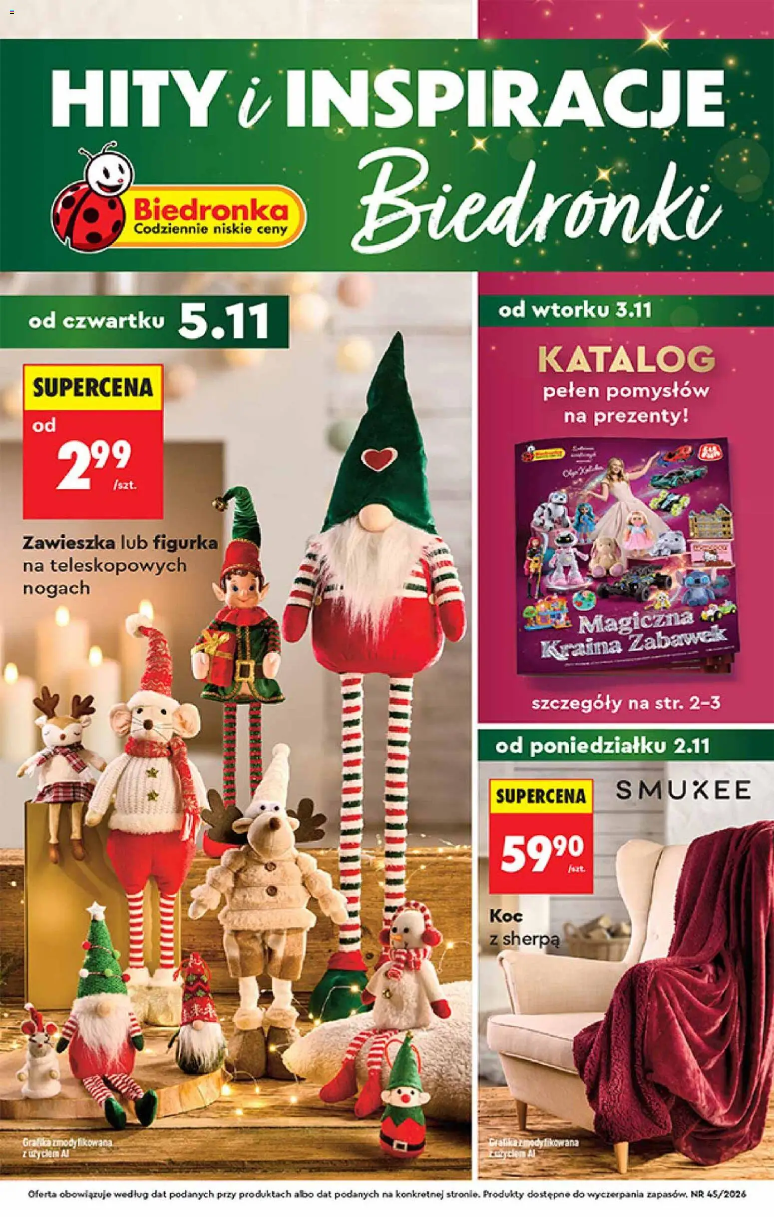 Pogląd gazetki "Biedronka Black Friday" ze sklepu Biedronka ważnej od 31.10.2026 - Koc