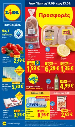 Preview of leaflet Φυλλάδιο Lidl from shop Lidl valid from 17/09/2026