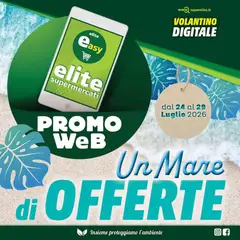 Anteprima dell'opuscolo Elite Supermercati volantino Promo Web dal negozio Elite Supermercati valido da 24/07/2026